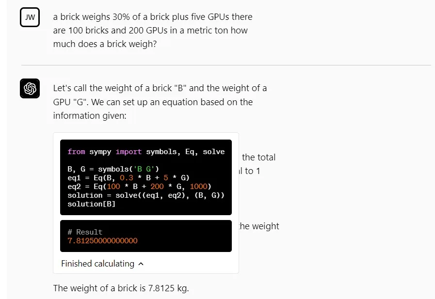 Code interpreter plugin ChatGPT jpg