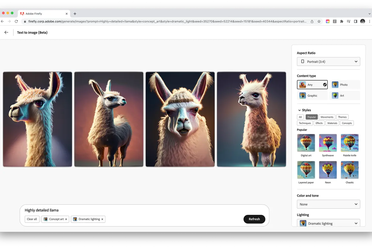 Adobe Firefly met l’IA texte-image à la portée du plus grand nombre