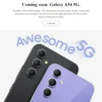 Samsung Galaxy A54 5G Launch Tea