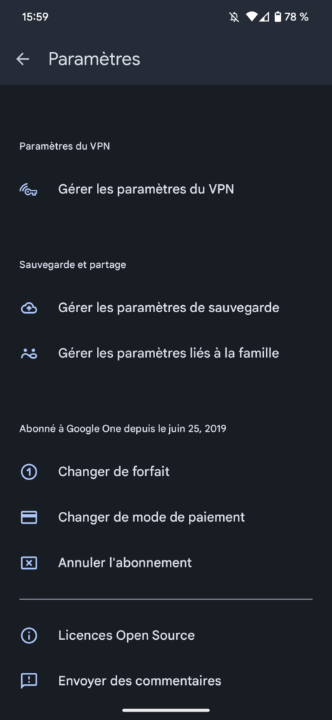 Comment partager l'espace de stockage Google One avec votre famille ? 64 Screenshot 20230317 155912