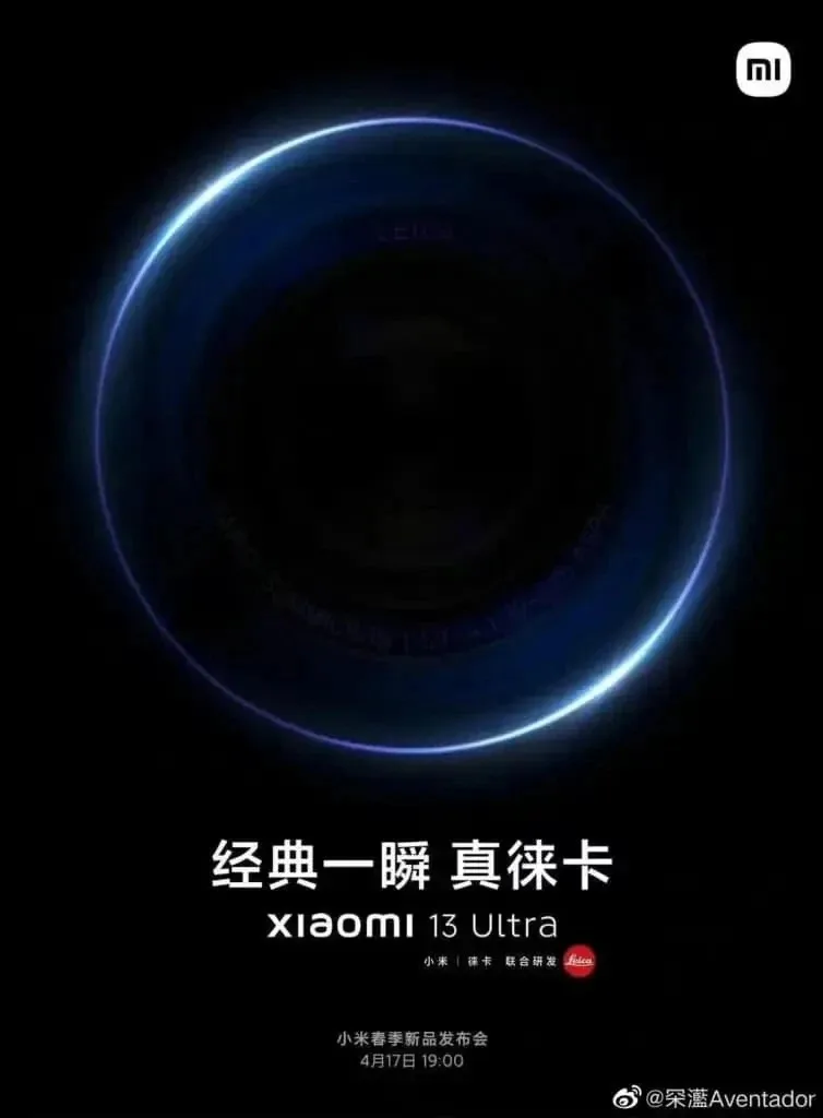 Xiaomi 13 Ultra launch date alle jpg