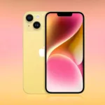 yellow iphone 14