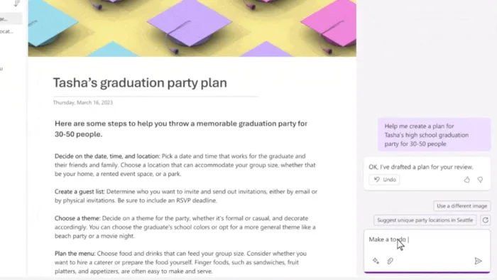 L’IA de Microsoft Copilot arrive aussi dans OneNote
