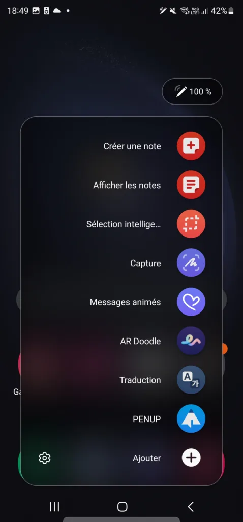 Test du Samsung Galaxy S23 Ultra : l'excellence se paie 28 Screenshot 20230326 184955 One UI Home 1
