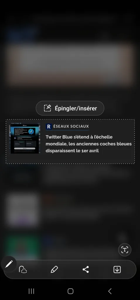 Test du Samsung Galaxy S23 Ultra : l'excellence se paie 30 Screenshot 20230326 185025 Samsung capture 1