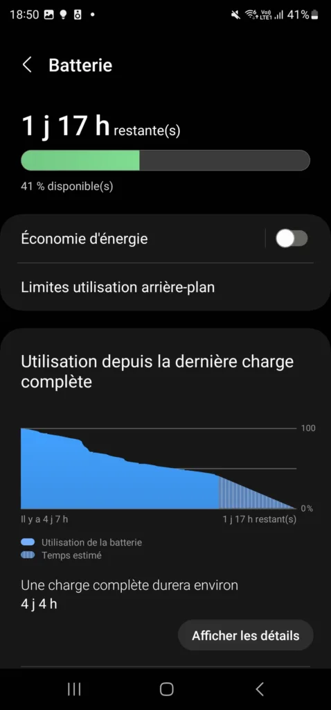 Test du Samsung Galaxy S23 Ultra : l'excellence se paie 33 Screenshot 20230326 185057 Device care 2