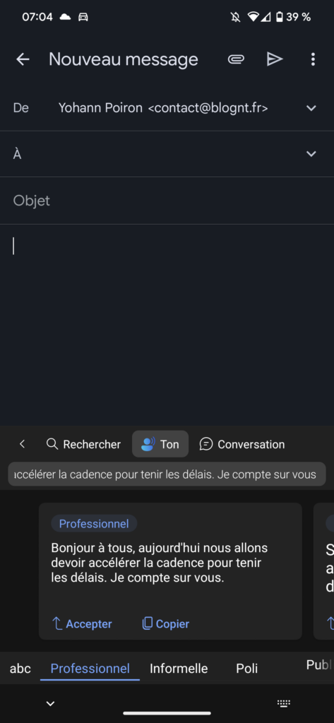 Avec SwiftKey, vous pouvez utiliser Bing Chat à partir de votre clavier sous iOS 48 Screenshot 20230414 070422