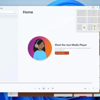 Windows 11 Snap Layouts AI