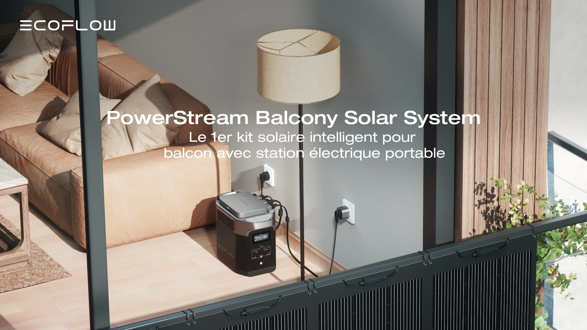 EcoFlow Powerstream : le premier dispositif solaire de balcon avec