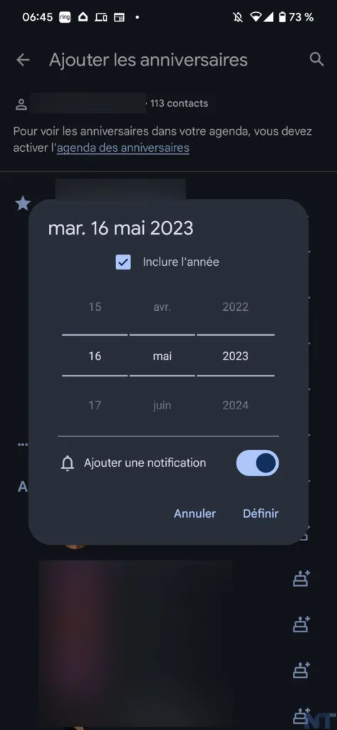 Ajoutez les anniversaires à vos contacts Android pour des rappels annuels 52 Google Contacts Anniversaire 3
