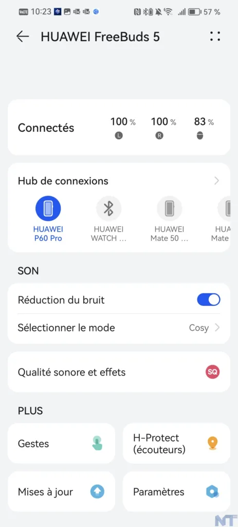 Test des Huawei FreeBuds 5 : du bon dans les oreilles 25 Huawei Freebuds 5 S 3