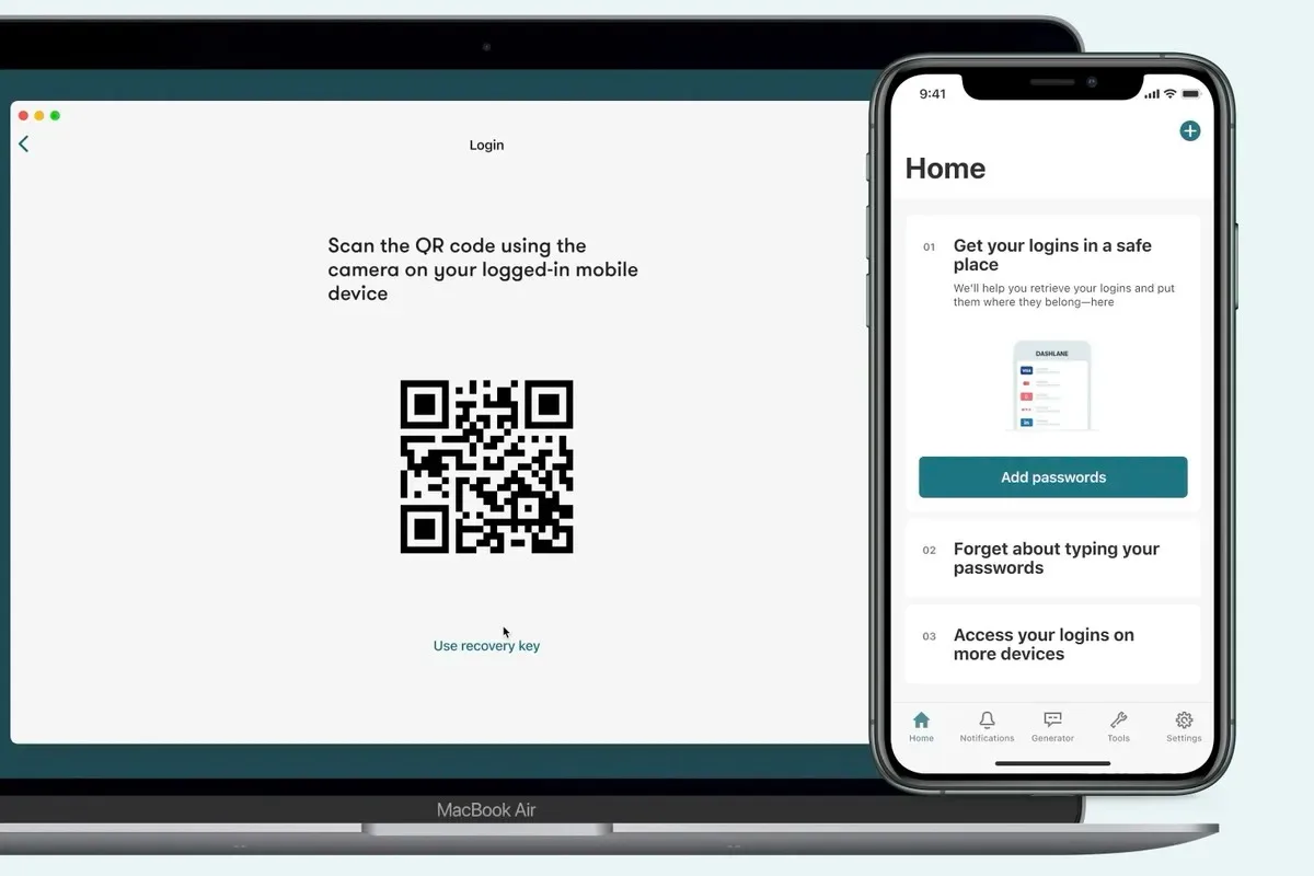 Dashlane étudie la possibilité de se connecter sans mot de passe grâce à l’authentification des appareils
