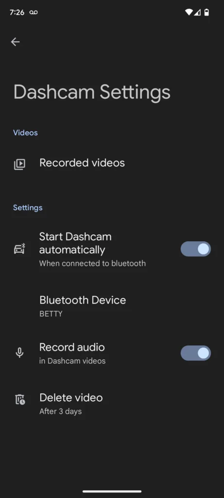 personal safety pixel dashcam 9