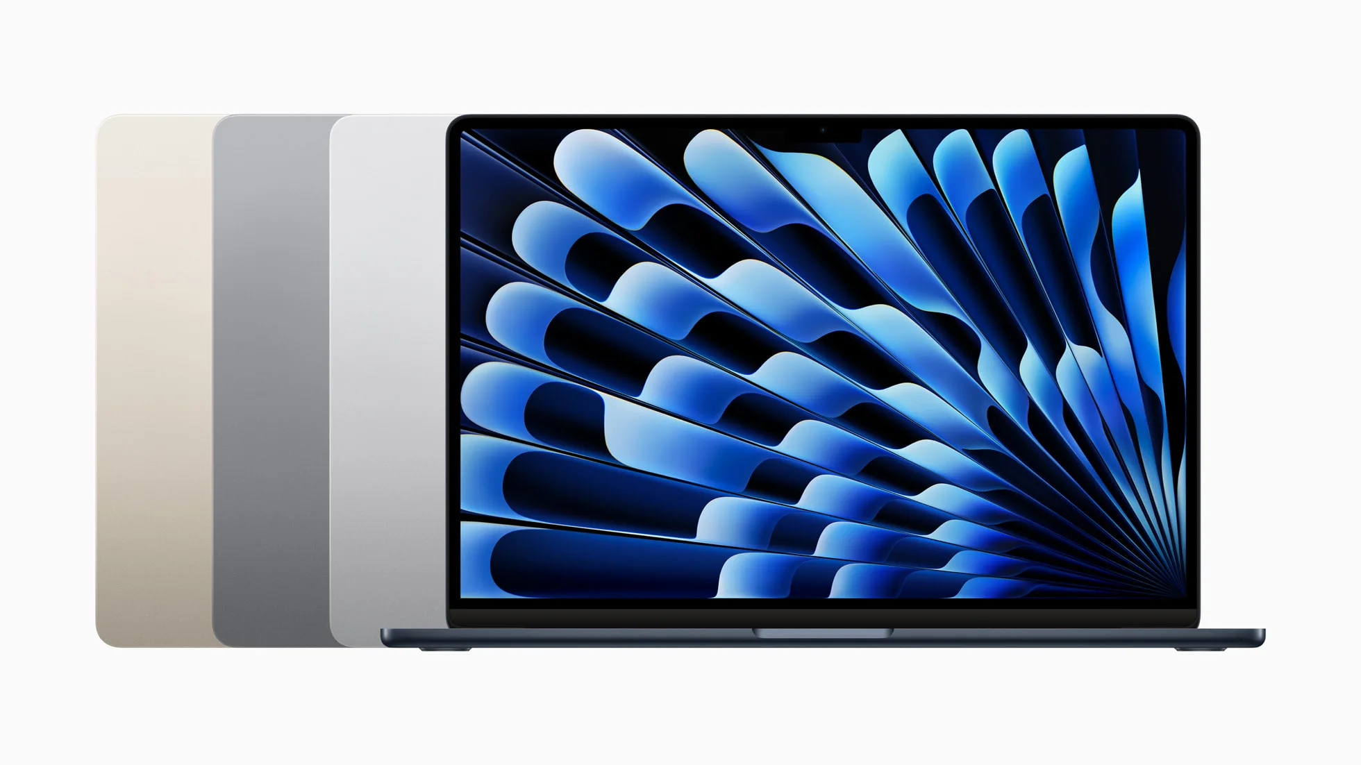 Apple WWDC23 MacBook Air 15 in color lineup 230605 big.jpg.large 2x jpg
