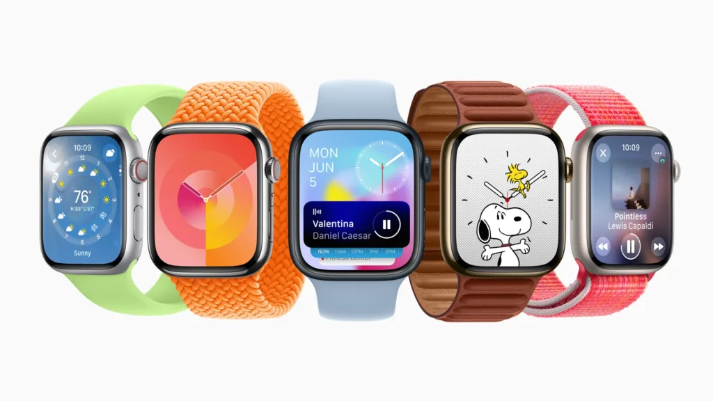 Apple WWDC23 watchOS 10 5up 2306
