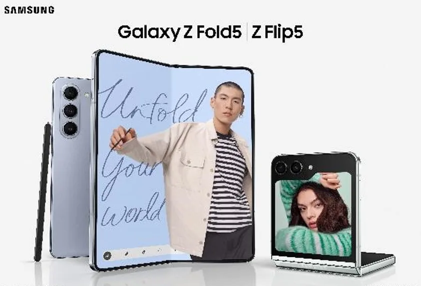 Les images promotionnelles des Galaxy Z Fold 5, Z Flip 5, Watch 6 et Tab S9 font surface 53 Galaxy Z Fold5 jpg