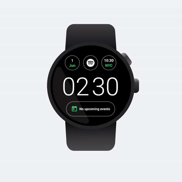 Music on Wear OS smartwatch