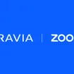 Sony Bravia Zoom Lock up White on Blue Logo