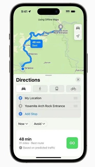 iOS17 Maps offline jpg