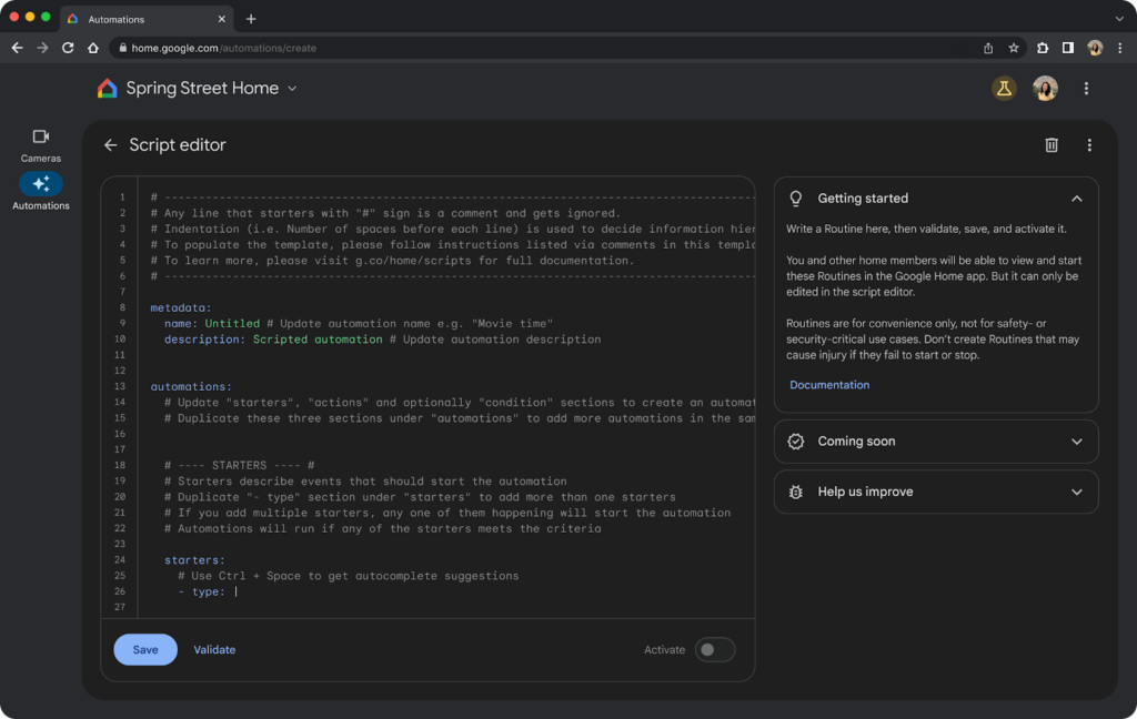 Comment tester la nouvelle fonction d'automatisation avancée de Google Home ? 47 opgutierrez 1 1686603171667