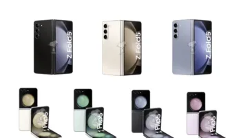 samsung galaxy z fold 5 z flip 5 leaked renders