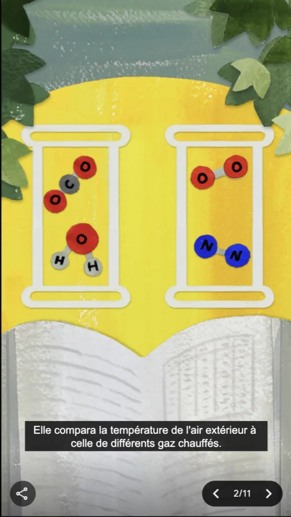 Google Doodle présente Eunice Newton Foote, première personne à avoir découvert l'effet de serre 36 Capture decran 2023 07 17 08.02.15