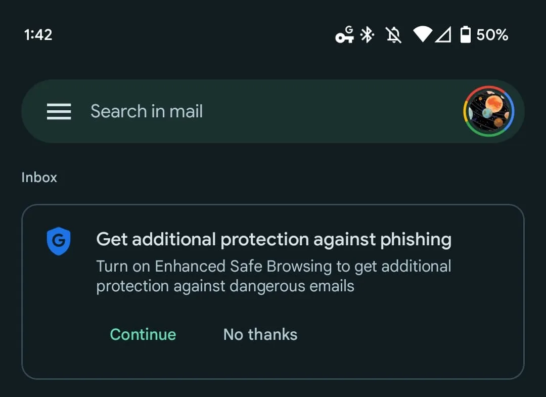 Gmail Enhanced Safe Browsing jpg