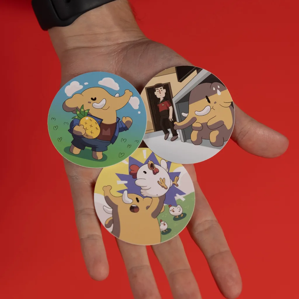 Mastodon vendra bientôt des produits dérivés pour financer son équipe de développement 53 Mastadon Sticker 2