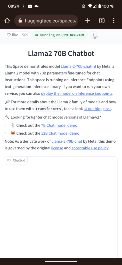 Comment utiliser Llama 2, le dernier modèle d'IA de Meta ? 51 Screenshot 20230723 082447