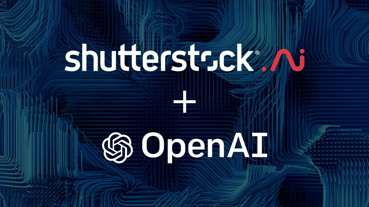 Shutterstock and OpenAI jpg