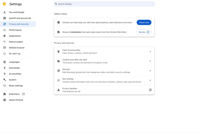 Chrome vous alertera de manière proactive si une extension a disparu