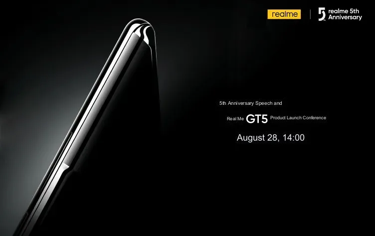 realme GT5 launch invite jpg