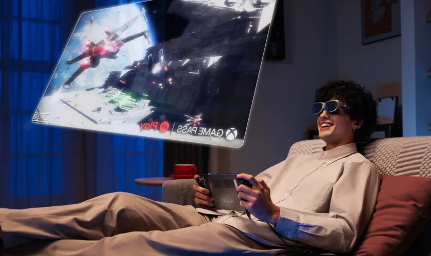 Les lunettes connectées Legion Glasses de Lenovo arrivent en France 91 20230807 Lenovo AR Glasses 4 1