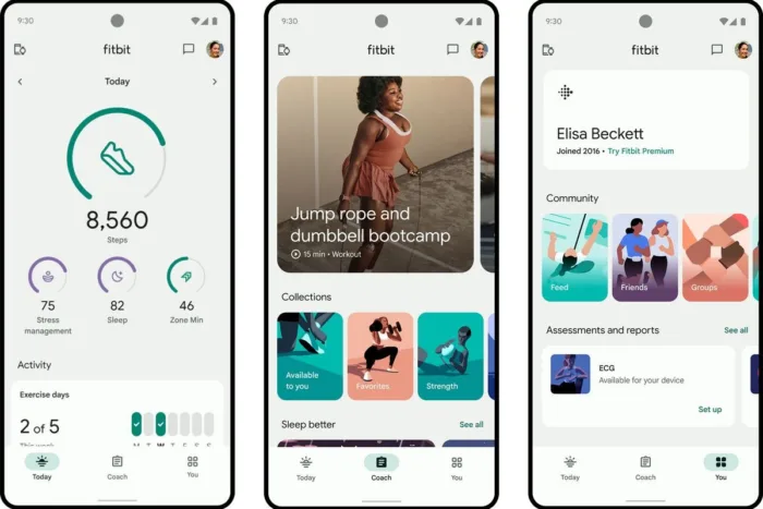 La nouvelle application Fitbit est en cours de déploiement : voici les 5 principaux changements