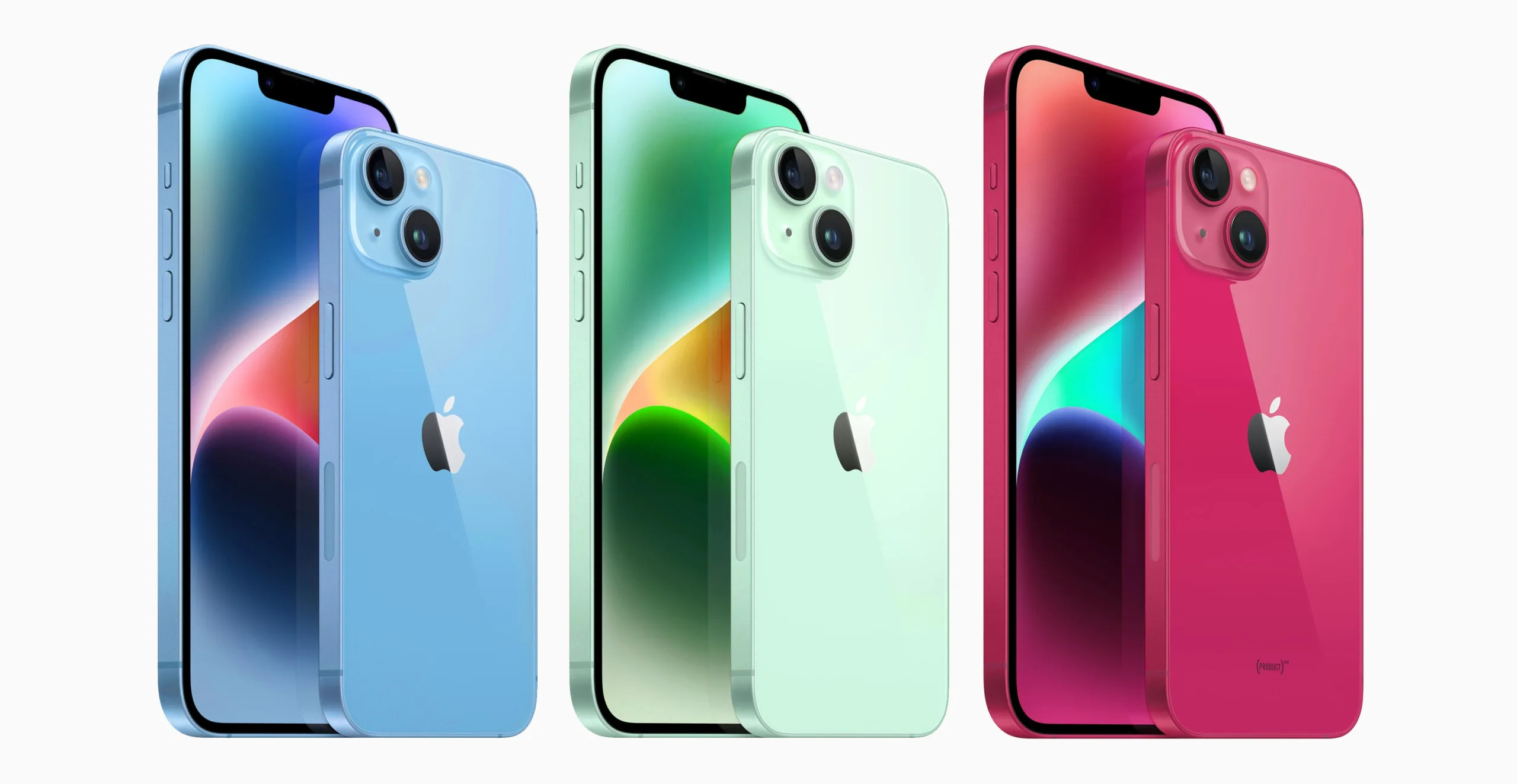 iPhone 15 Mockup all colors scaled