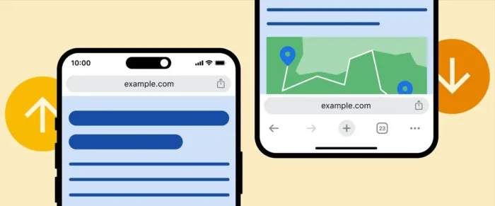 Google Chrome sur iOS peut désormais avoir une barre d’adresse inférieure