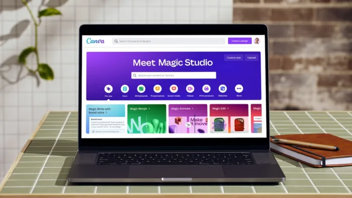 Canva ajoute la puissance de l’IA avec Magic Studio