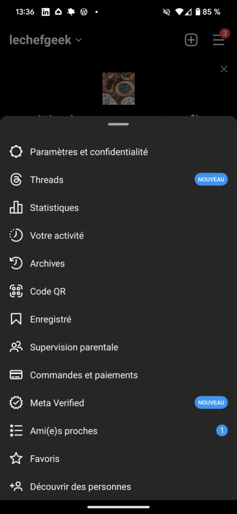 Comment réduire la consommation de données de votre téléphone sur Instagram ? 46 Screenshot 20231002 133600