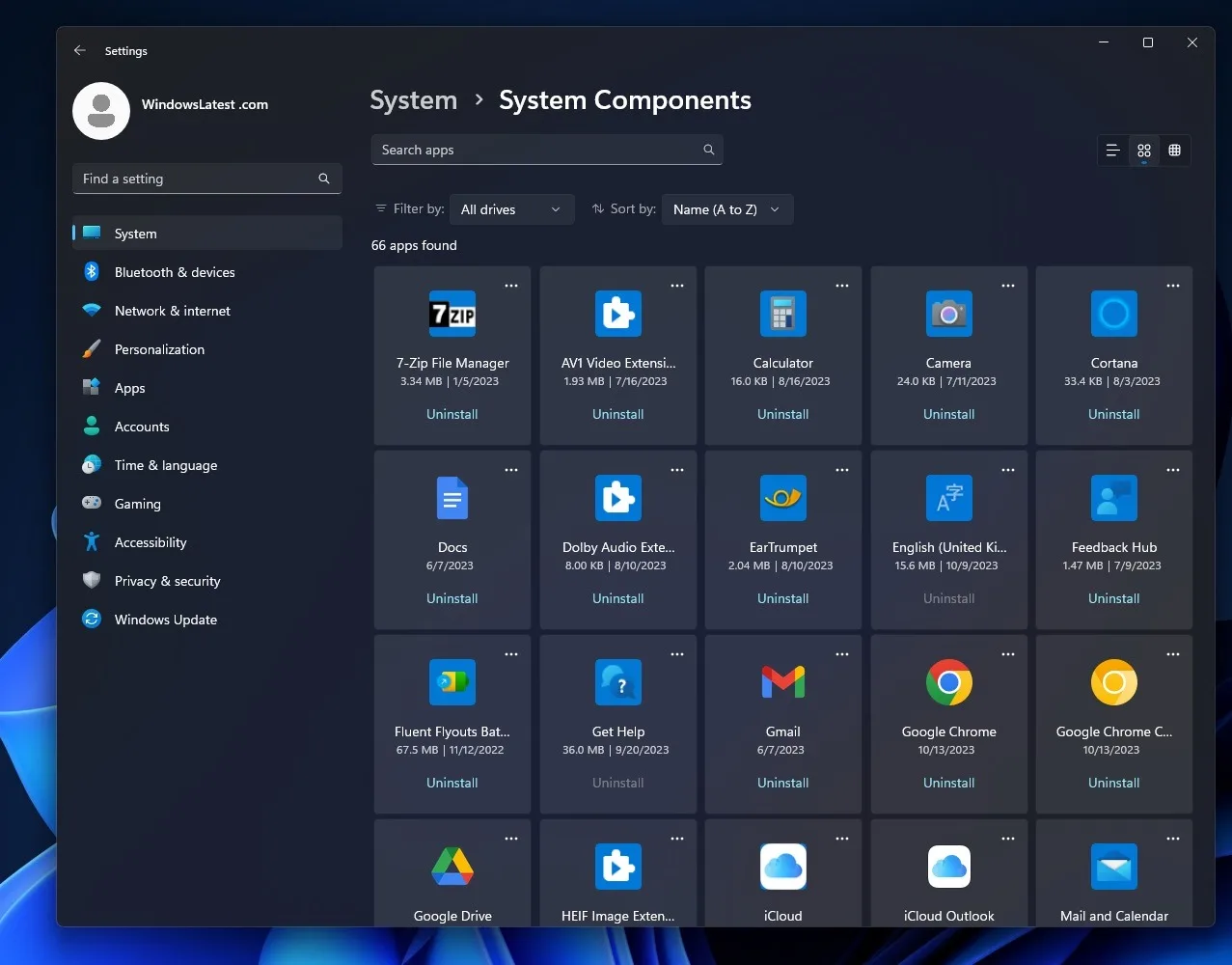 System Components jpg