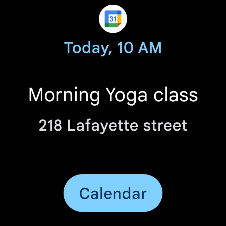 Google Agenda pour Wear OS est désormais disponible avec les tâches, les tuiles et les complications 54 screenshot 4 jpg