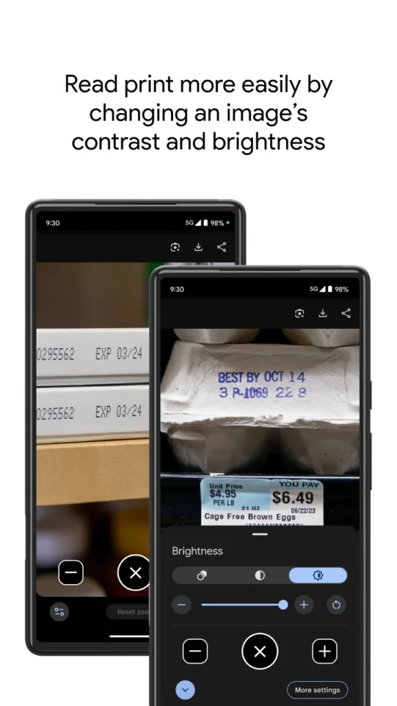 L'application Android Magnifier de Google fonctionne désormais sur un plus grand nombre de smartphones 36 screenshot