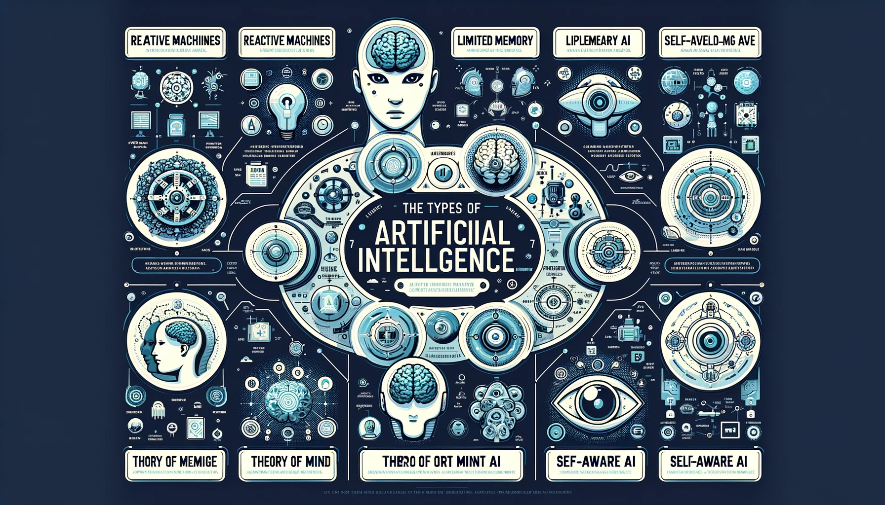Comprendre les 7 types d'Intelligence Artificielle : de l'IA étroite à l'IA consciente de soi