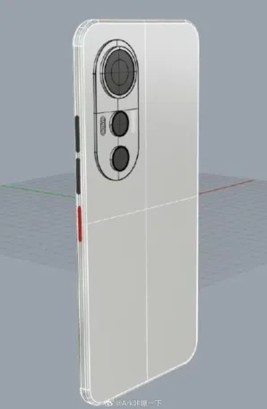 Alleged Huawei P70 3D model imag 2 jpg