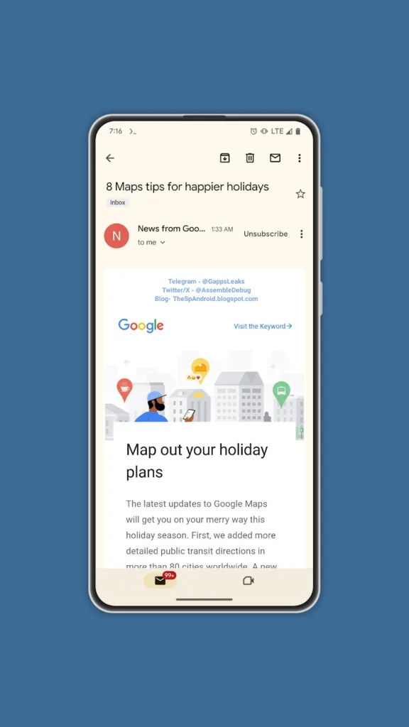 Vous disposerez bientôt d’un bouton « Se désabonner » dans Gmail pour Android 44 IMG ORG 1700190731817