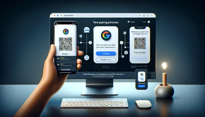 L’appairage Google Messages sur le Web devient plus facile