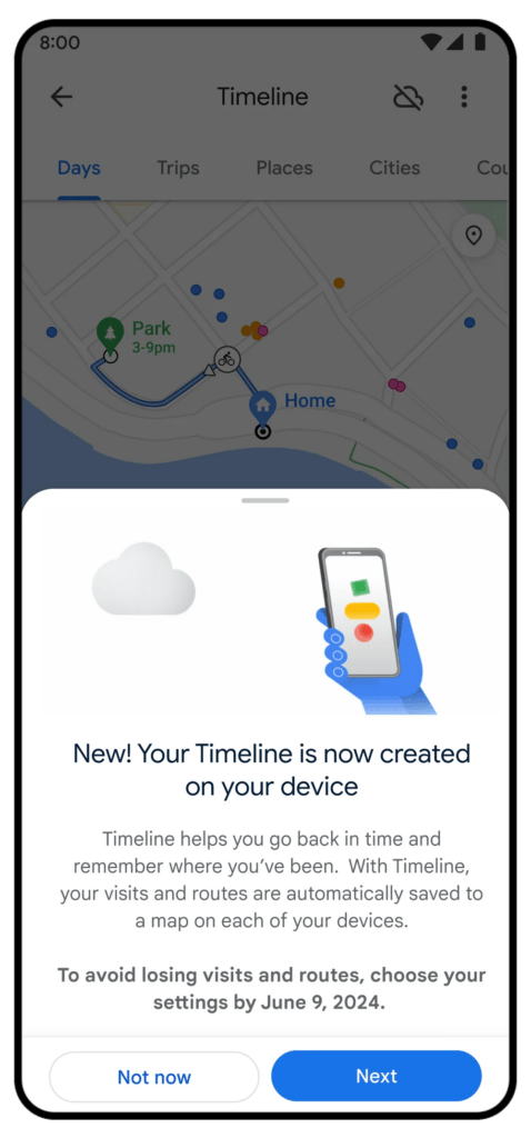 Google Maps renforce la protection de la vie privée avec de nouvelles options de localisation 62 01 Splash 180days 1.width 1000.f