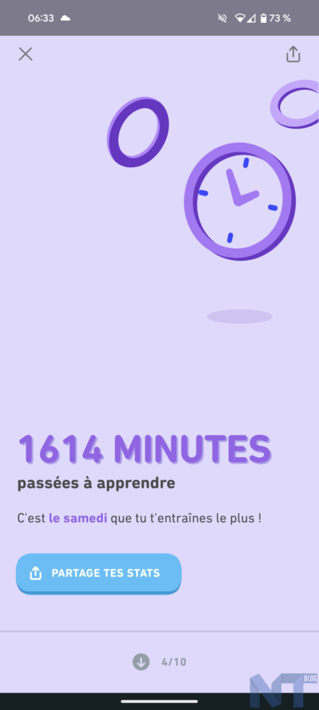 Duolingo dévoile son Bilan de l'année 2023 : découvrez vos statistiques d'apprentissage 40 Bilan annee 2023 Duolingo 3