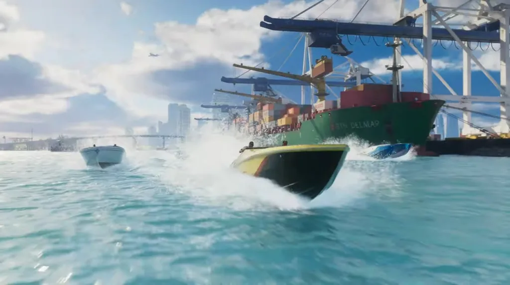 Voici un premier aperçu des lieux Vice City dans GTA 6 55 Boat Yard