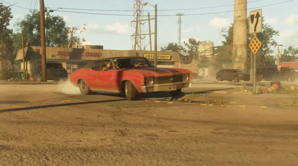 Voici un premier aperçu des lieux Vice City dans GTA 6 56 Gun and Pawn Shop in GTA 6