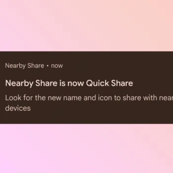 Nearby Share to Quick Share
